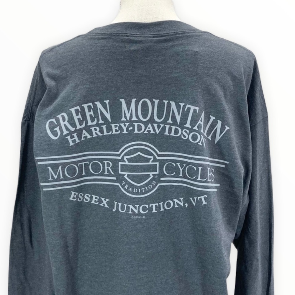 Harley-Davidson Long Sleeve Graphic Tee Sz XL - Picture 5 of 7